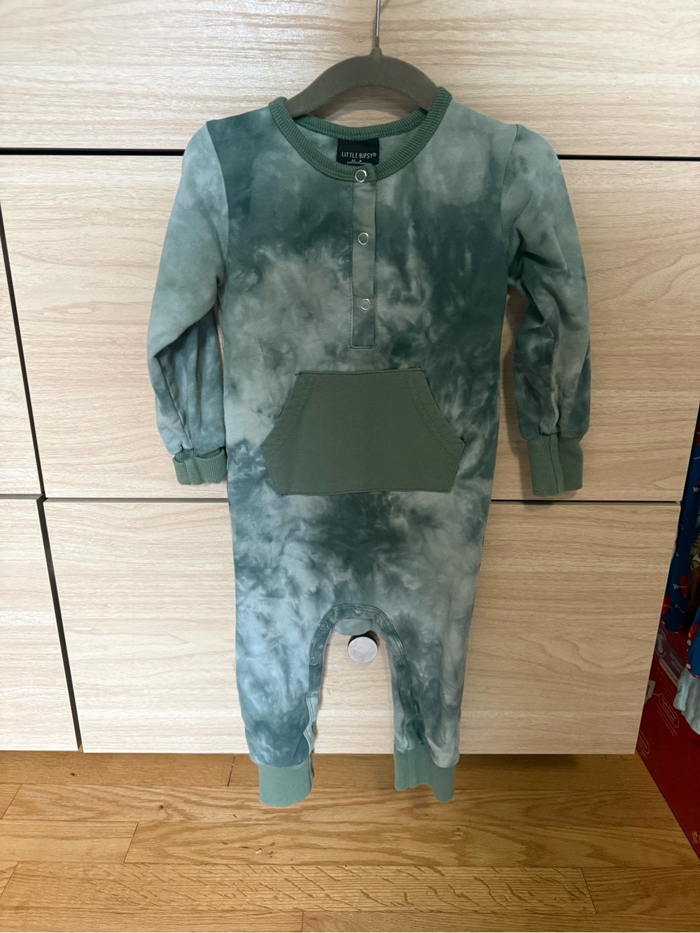 Little bipsy tie dye romper 12-18 months